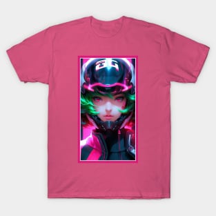 Anime Race Girl | High Quality Anime Artwork | Chibi Manga Anime Art T-Shirt